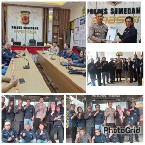 DPP Simpe Nasional Laksanakan 9 Program Kerja Salasatunya Audensi Ke Polres Sumedang Polda Jawa Barat