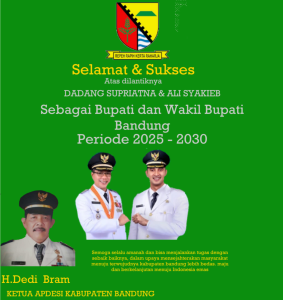 Ucapan Selamat dari Ketua APDESI kabupaten Bandung